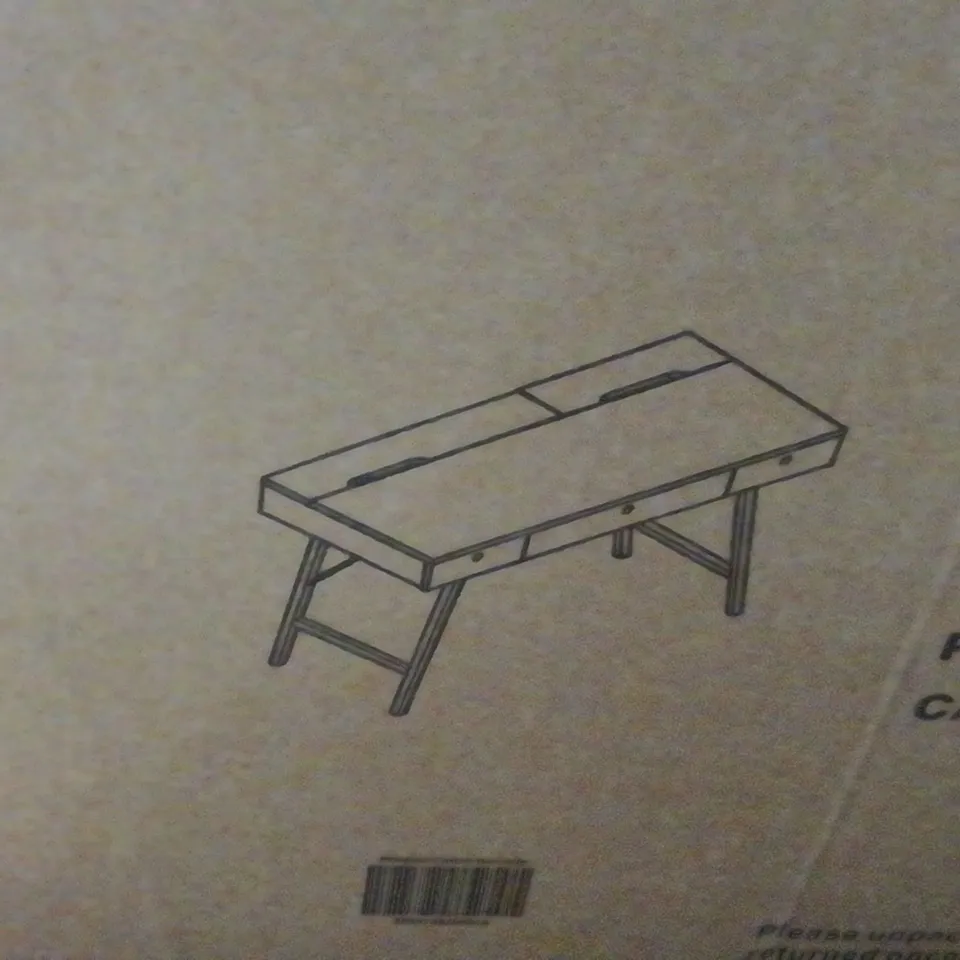 BOXED TRIANON DESK IN WHITE 
