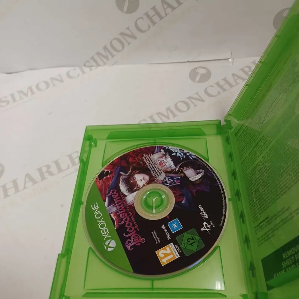XBOX ONE BLOODSTAINES RITUAL OF THE NIGHT 