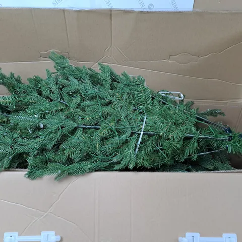 SANTA'S BEST 116 FUNCTION PRE-LIT GUMDROP AUBURN CHRISTMAS TREE - COLLECTION ONLY