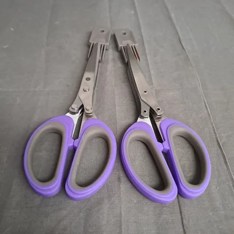 2X HER SCISSORS IN PURPLE