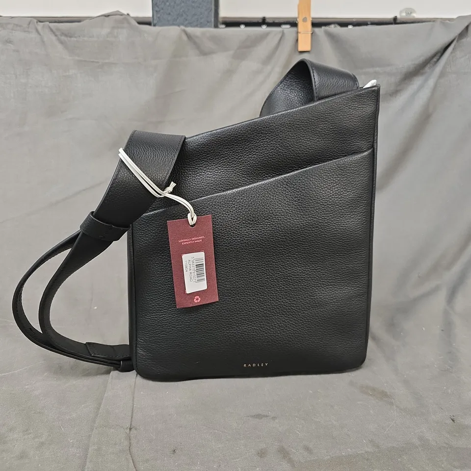 RADLEY ALPHA ROAD MEDIUM CROSSBODY BAG IN BLACK