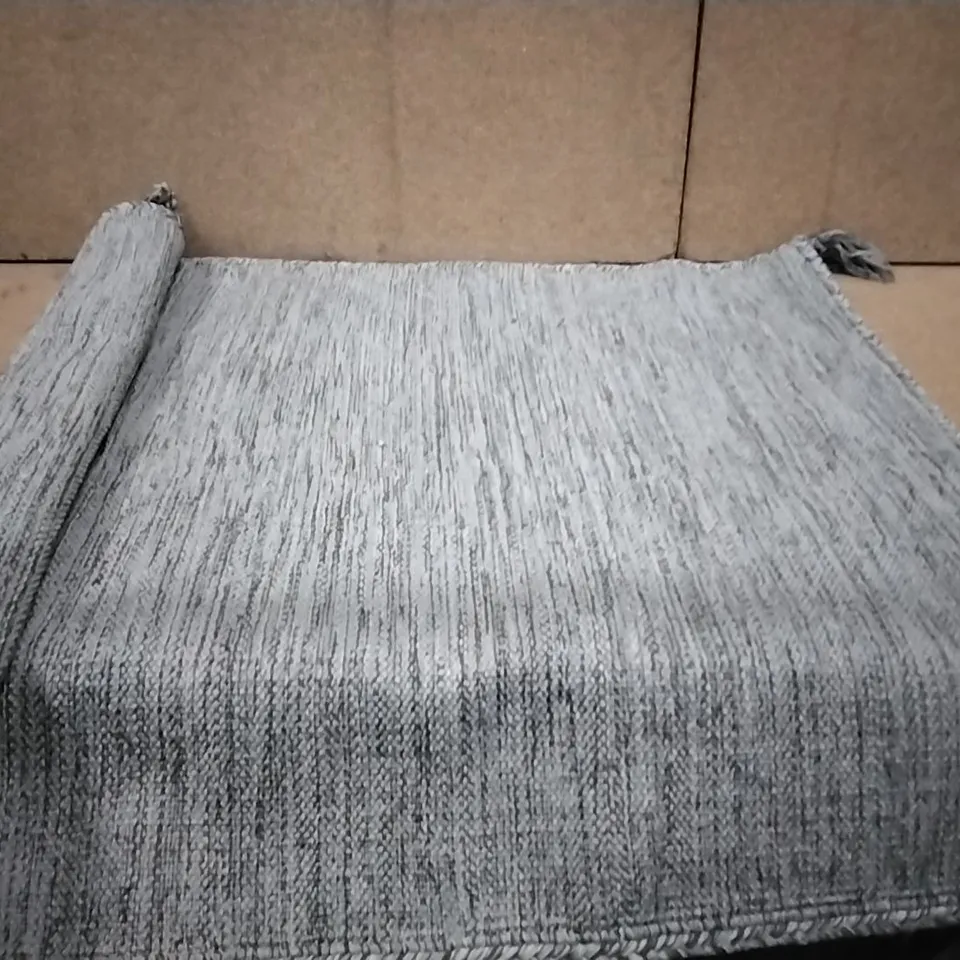 BRAND NEW PACO HOME GREY KILIM RUG SIZE 80CM X 150CM 