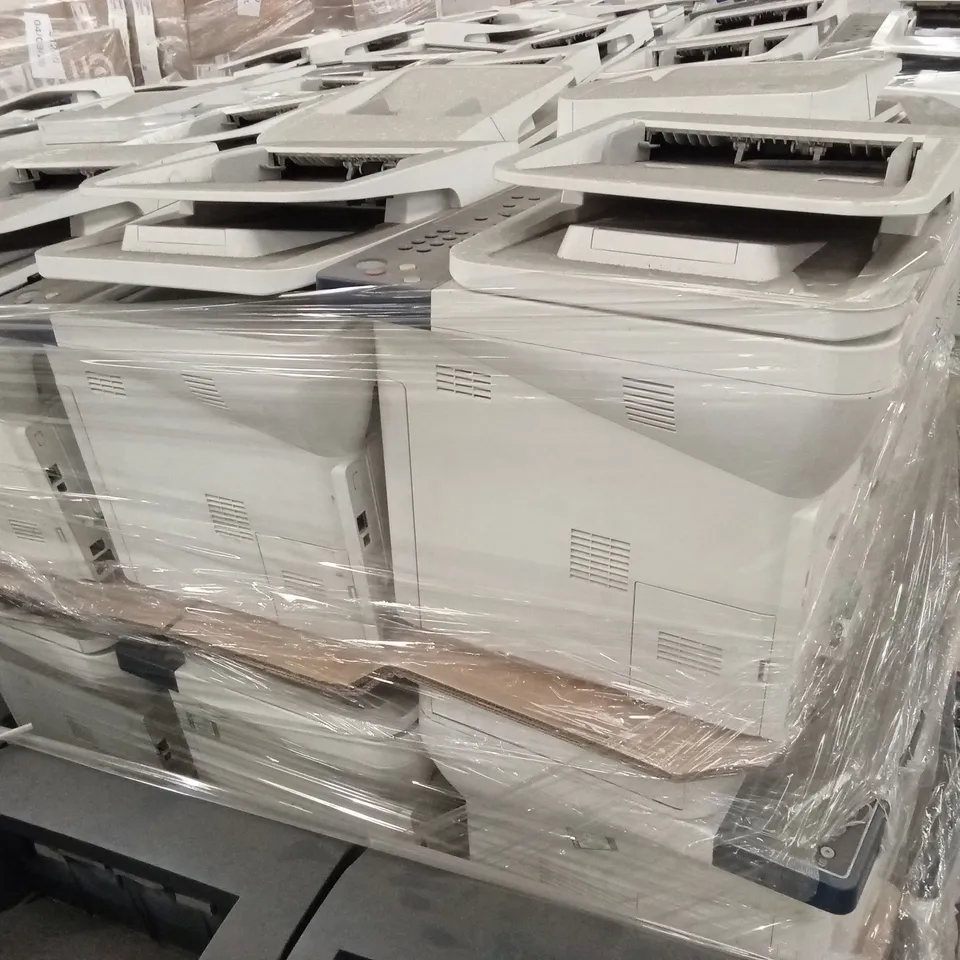 PALLET TO CONTAIN A LARGE ASSORTMENT OF XEROX PRINTERS