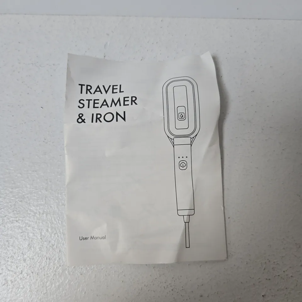 TRAVEL STEAM IRON & GARMENT STEAMER – PORTABLE