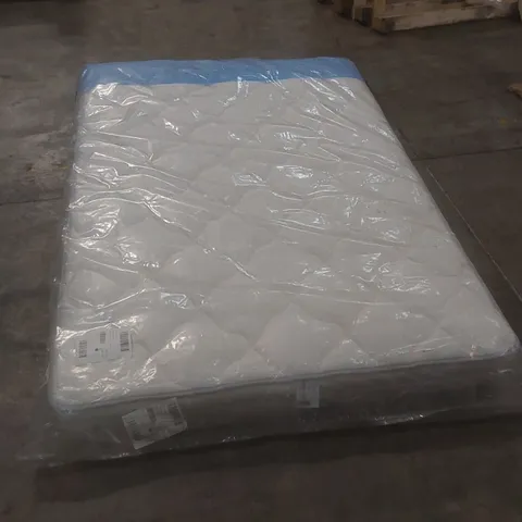 QUALITY BAGGED DOUBLE 135cm AIRSPRUNG LUXURY QUILTED MEDIUM MATTRESS