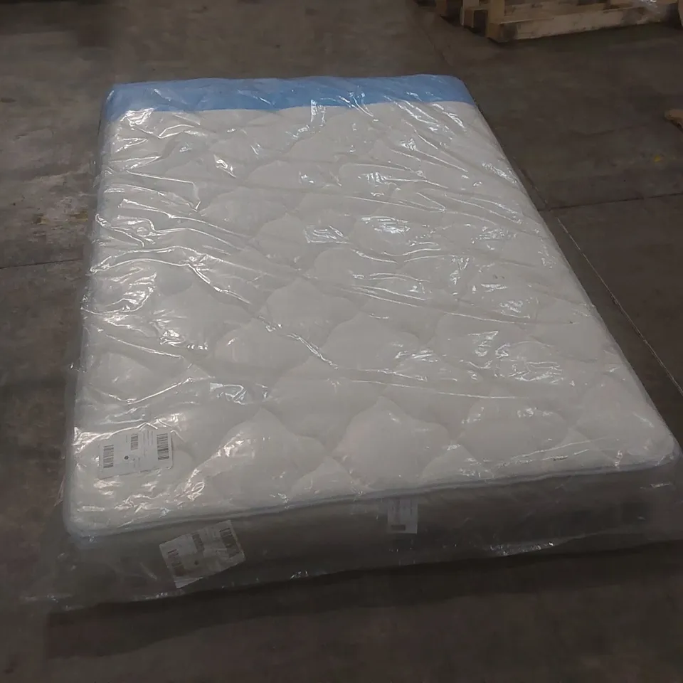 QUALITY BAGGED DOUBLE 135cm AIRSPRUNG LUXURY QUILTED MEDIUM MATTRESS RRP £229