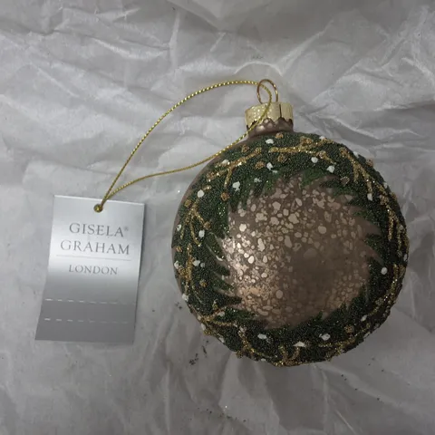 SET OF 12 GISELA GRAHAM DECORATIVE BAUBLES