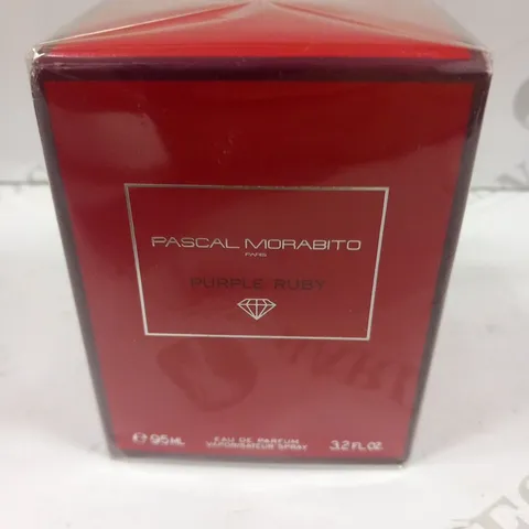 BOXED AND SEALED PASCAL MORABITO PARIS PURPLE RUBY EAU DE PARFUM 95ML