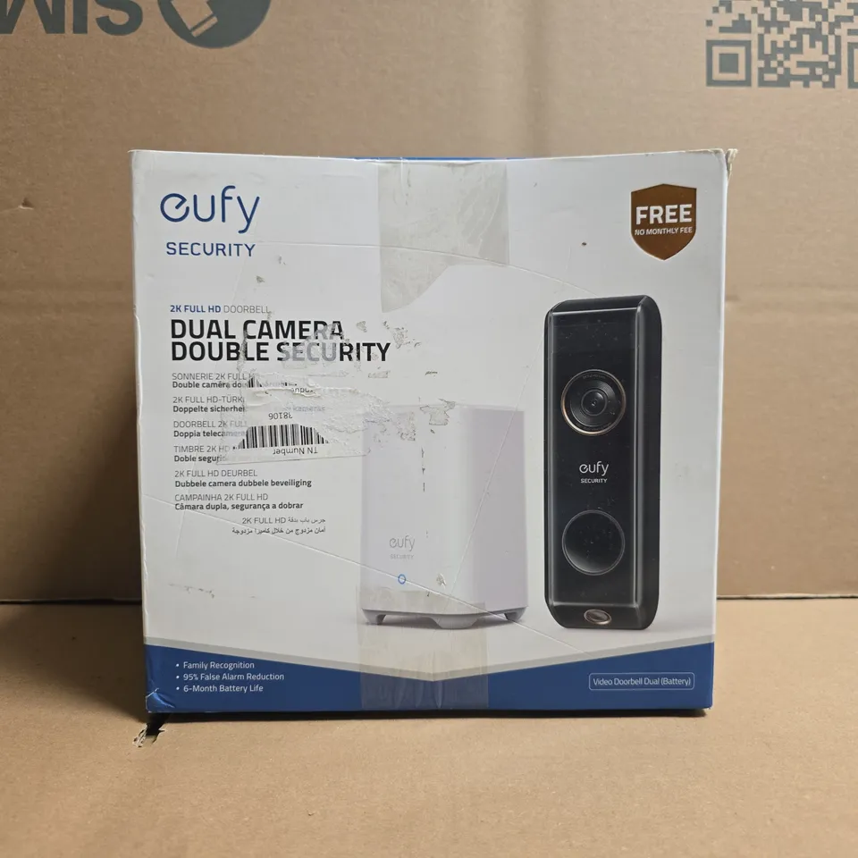 BOXED EUFY SECURITY 2K FULL HD DOORBELL