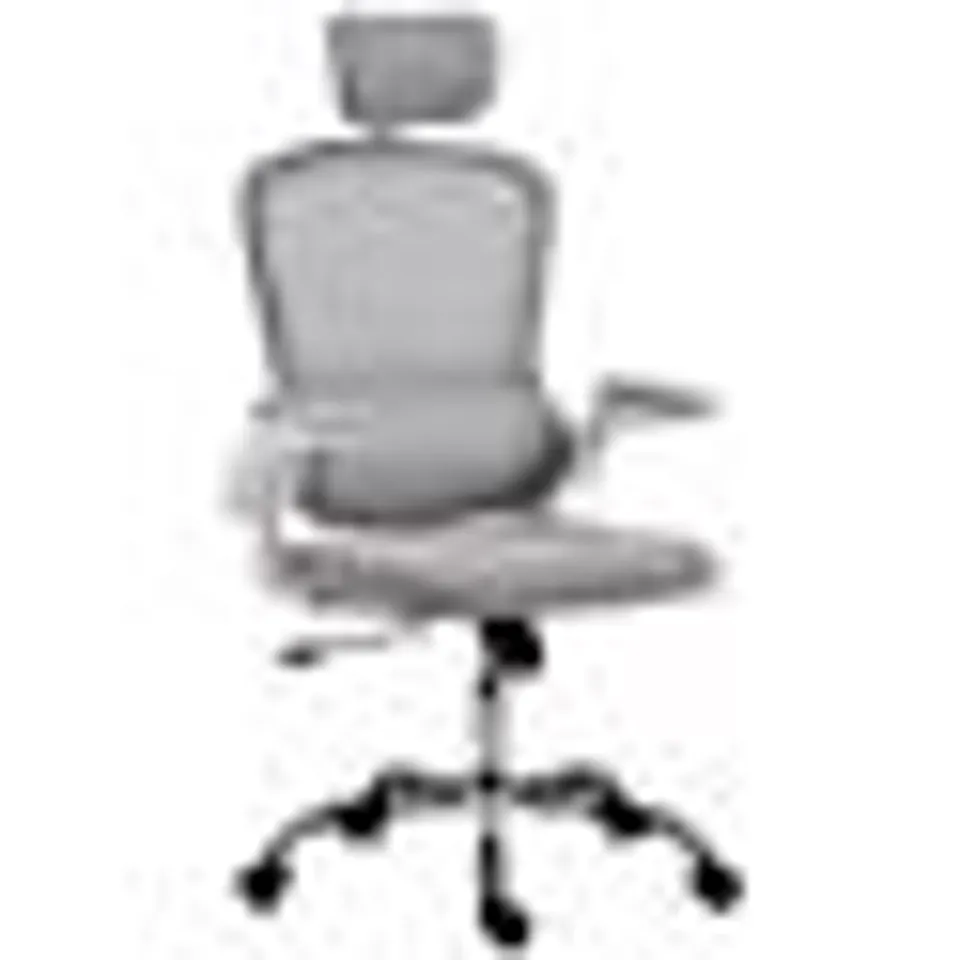 Boxed HOMCOM High Back Mesh Computer Desk Chair with Lumbar Support - black (1 box)