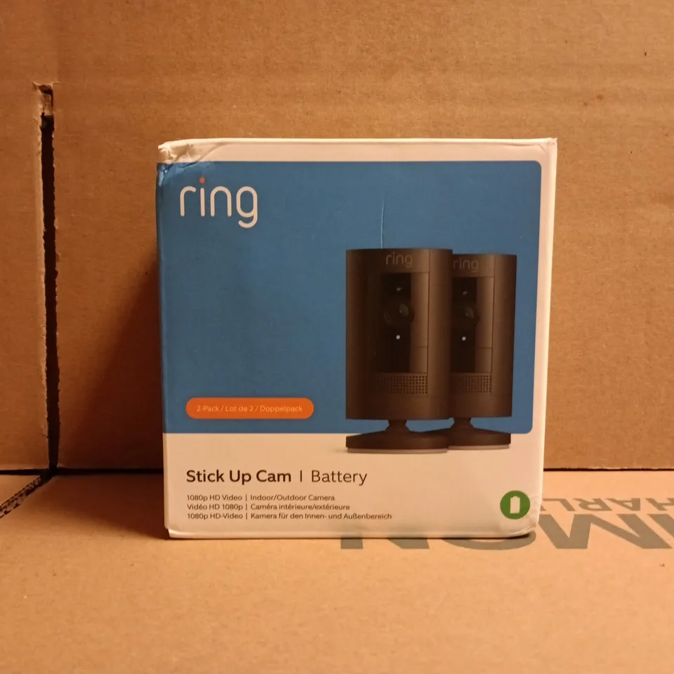 RING STICK UP CAM BATTERY 2-PACK – INDOOR/OUTDOOR SECURITY CAMERAS