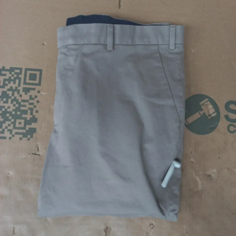 MOSS SLIM FIT TROUSERS IN LIGHT TAUPE SIZE 38R