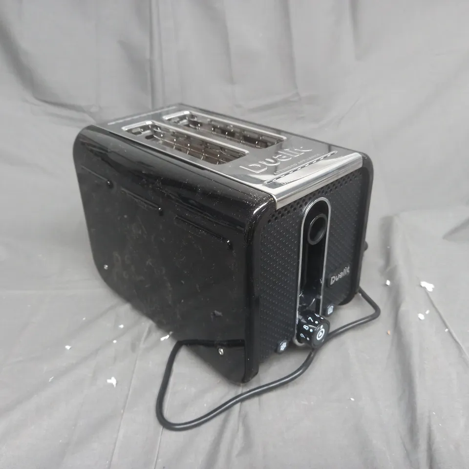 BOXED DUALIT STUDIO 2-SLICE TOASTER IN BLACK