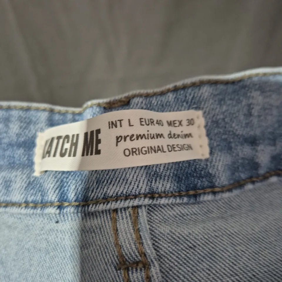 KATCH ME WOMEN'S PREMIUM DENIM JEANS – ORIGINAL DESIGN, UK 12 (EU 40)