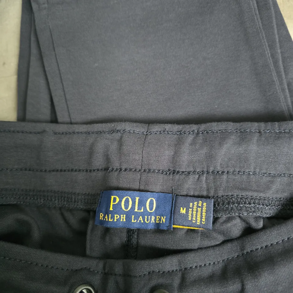 POLO RALPH LAUREN NAVY DRAWSTRING JOGGERS – SIZE M (MEN'S)