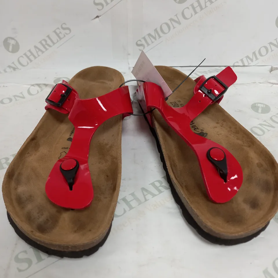 BONOVA red SANDALS SIZE 6