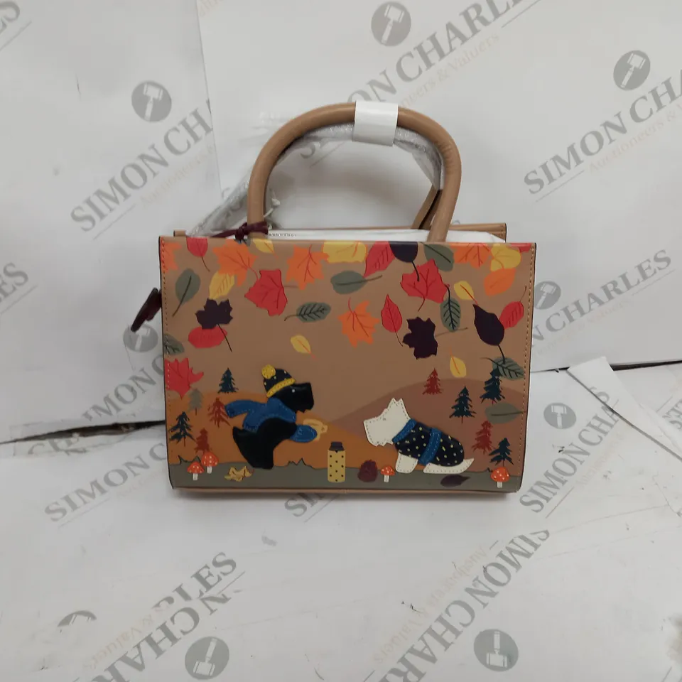 BRADLEY DOG PRINT HANDBAG 