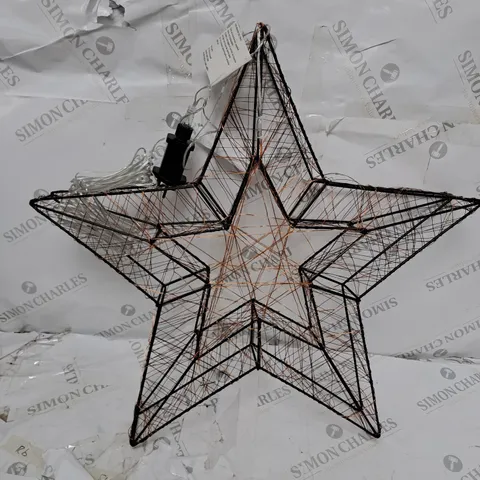 BOXED INDOOR 58CM STAR LIGHT PURE AND WARM WHITE LED'S 