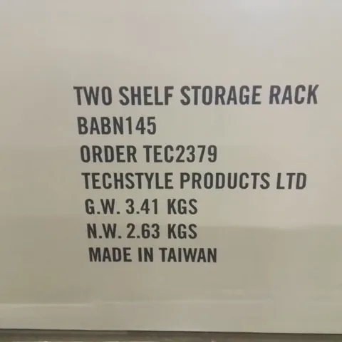 PALLET CONTAINING LARGE QUANTITY OF TWO SHELF STORAGE RACKS