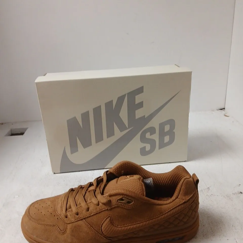 BOXED NIKE SB PAUL RODRIGUEZ ZOOM AIR LOW – UK 11 (EU 46) BROWN SUEDE