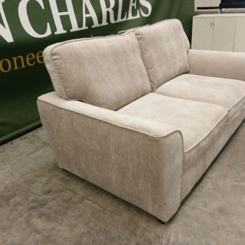 HARLOW 2 SEATER STANDARD BACK FABRIC SOFA - NATURAL RRP £599