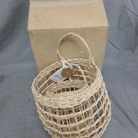 OLLIE ELLA ONION BASKET SET – STRAW (SMALL & MEDIUM)