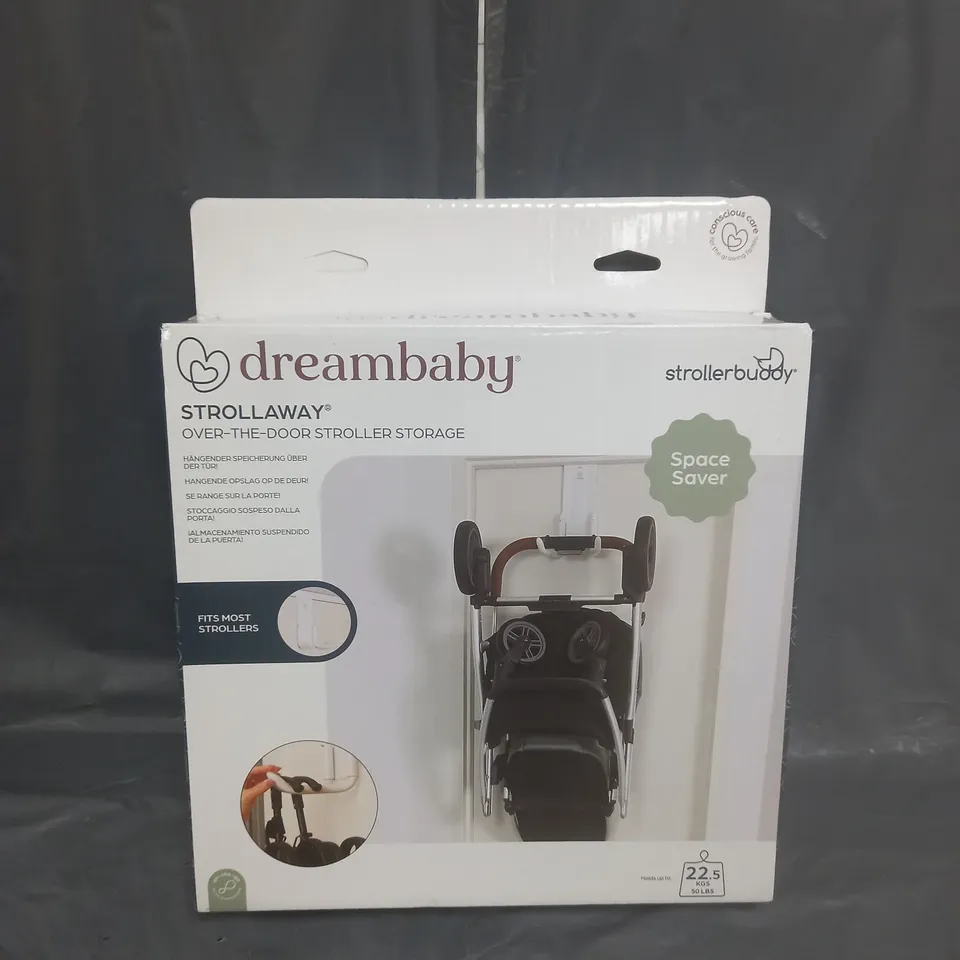 BOXED DREAMBABY OVER-DOOR BUGGY HANGAR SPACE SAVER 