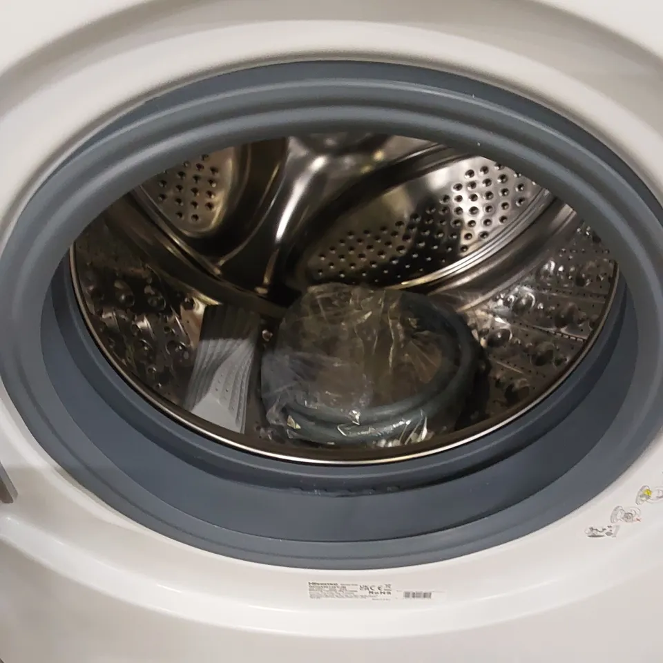 HISENSE 60cm FREESTANDING 8KG FRONT LOAD WASHER DRYER IN WHITE, MODEL: WDQA8014EVJM