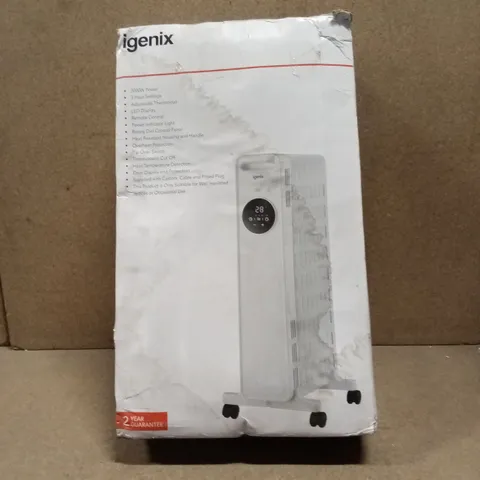 BOXED IGENIX DIGITAL OIL FILLED RADIATOR - WHITE