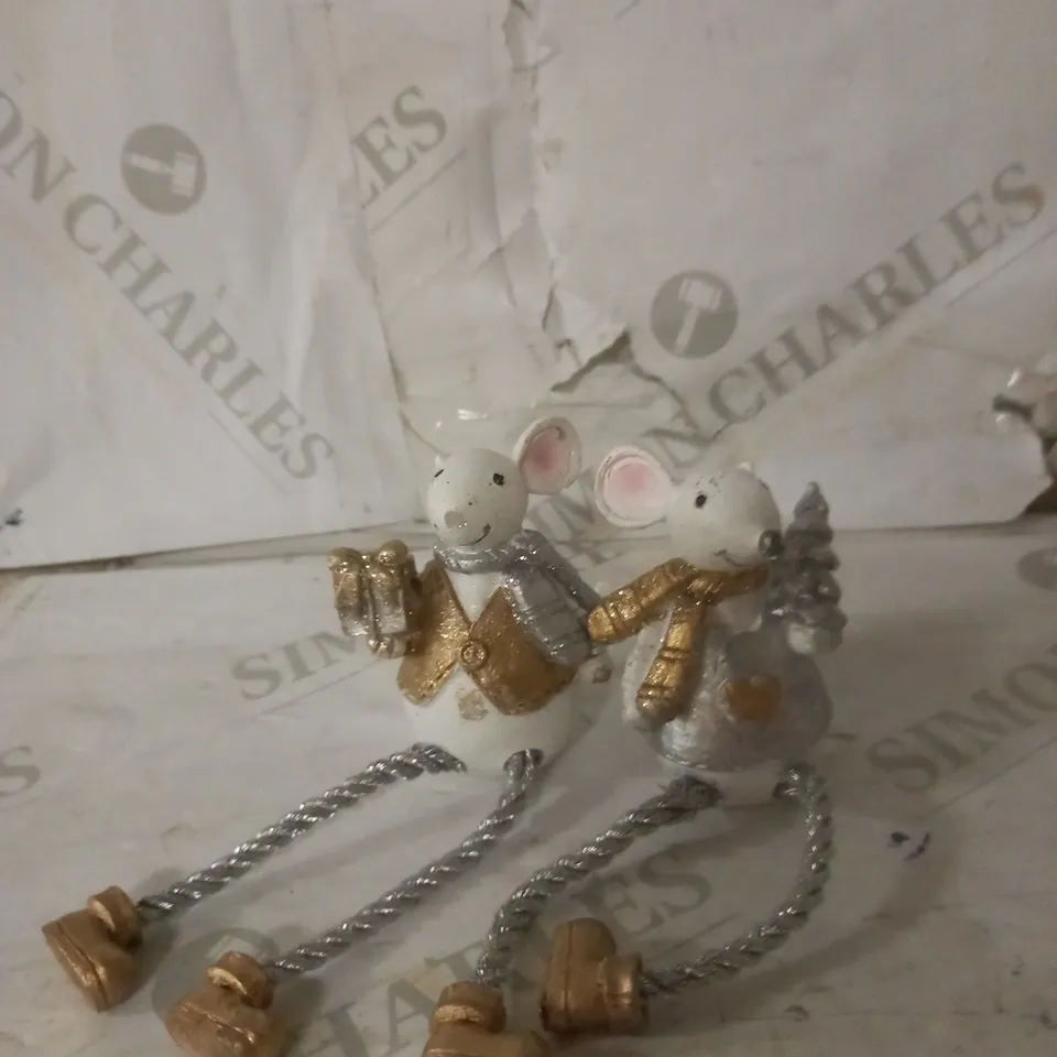 POLYRESIN MICE MIX WITH LONG LEGS  RRP £19.99
