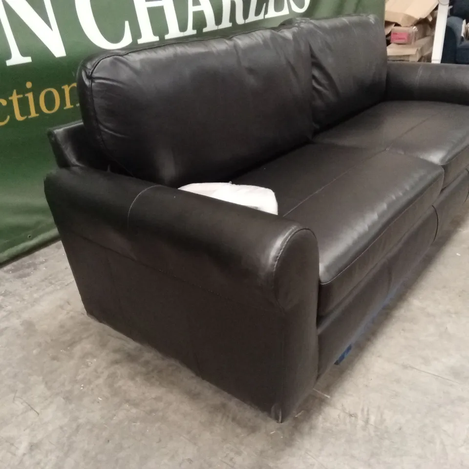 BAILEY 4 SEATER LEATHER SOFA RRP £749