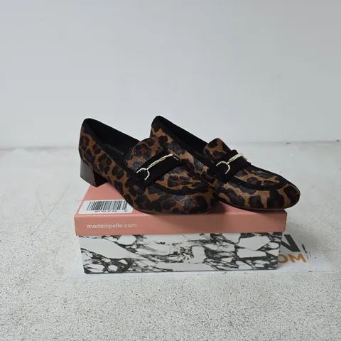 MODA IN PELLE LEOPARD PRINT LOAFERS – WOMEN'S SHOES UK 6
