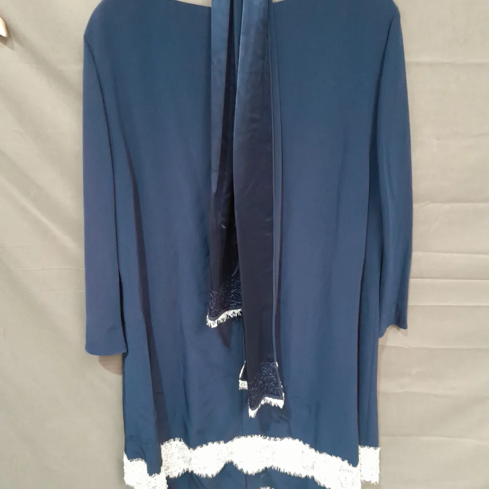 DRESSED UP BY VEROMIA NAVY BLUE DRESS - 22