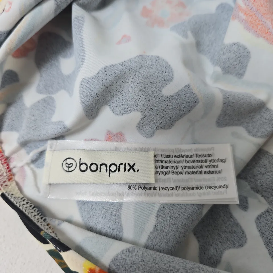 BONPRIX ONE PIECE SWIMSUIT MULTI COLOURED SIZE 20