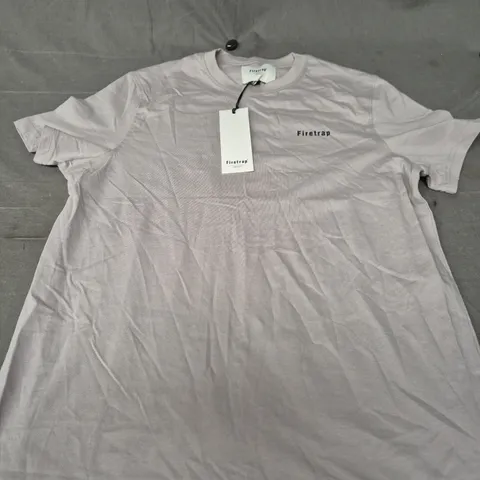 FIRETRAP BEIGE T-SHIRT - UK MEDIUM