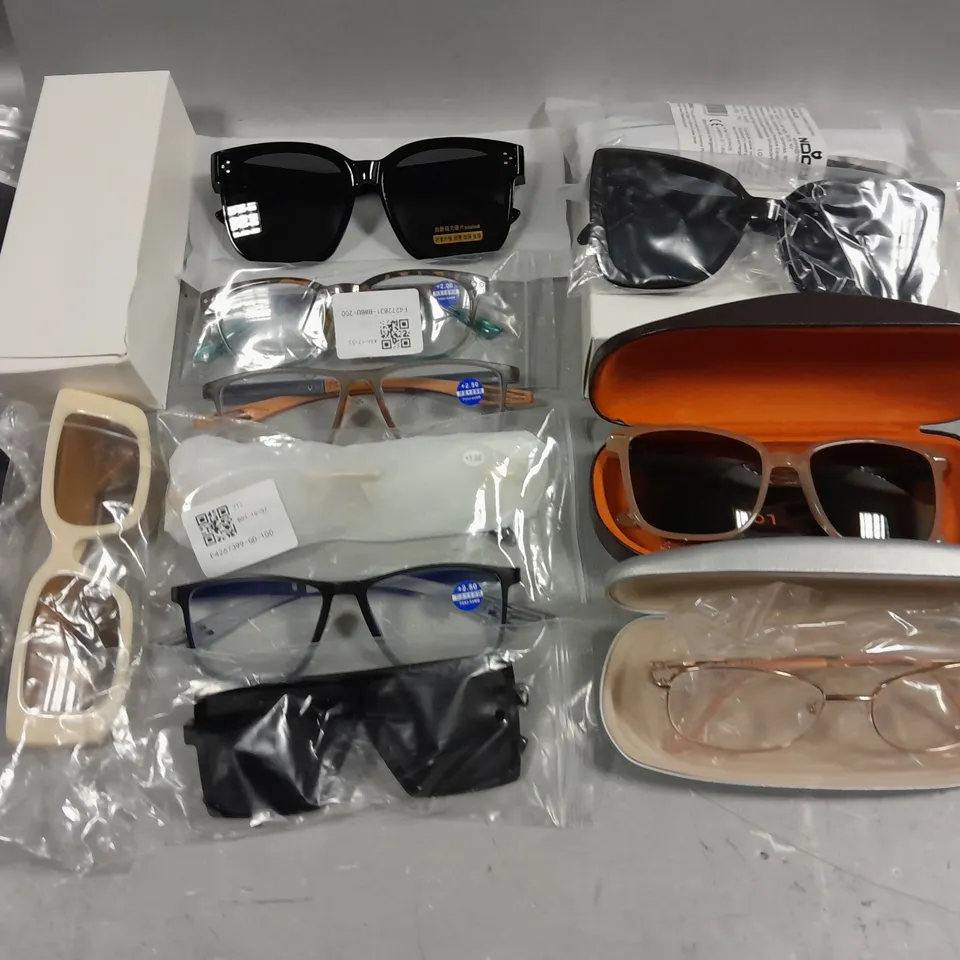 LO TOF ASSORTED GLASSES TO INCLUDE LONDON RETRO, NOCRY AND VARIOUS READING GLASSES