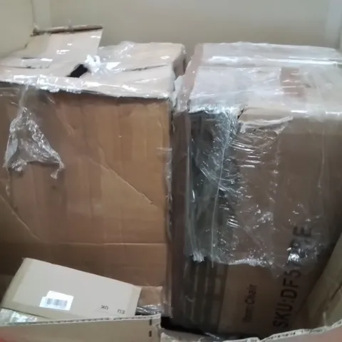 PALLET OF ASSORTED HOUSEHOLD GOODS AND PRODUCTS TO INCLUDE;AIR COOLER,CHAIR,GYM MATS