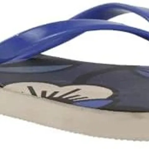 REGATTA WOMENS ORLA KIELY CUSHIONED FLIP FLOPS ASSION FLOWER NAVY SIZE 8