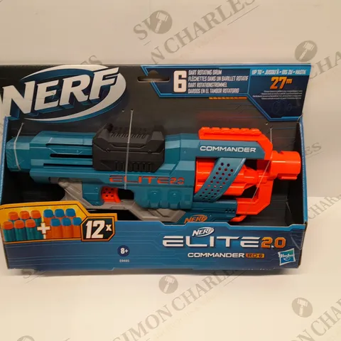 BRAND NEW BOXED NERF ELITE 2.0 COMMANDER RD-6 WITH 6 DART ROTATING DRUM