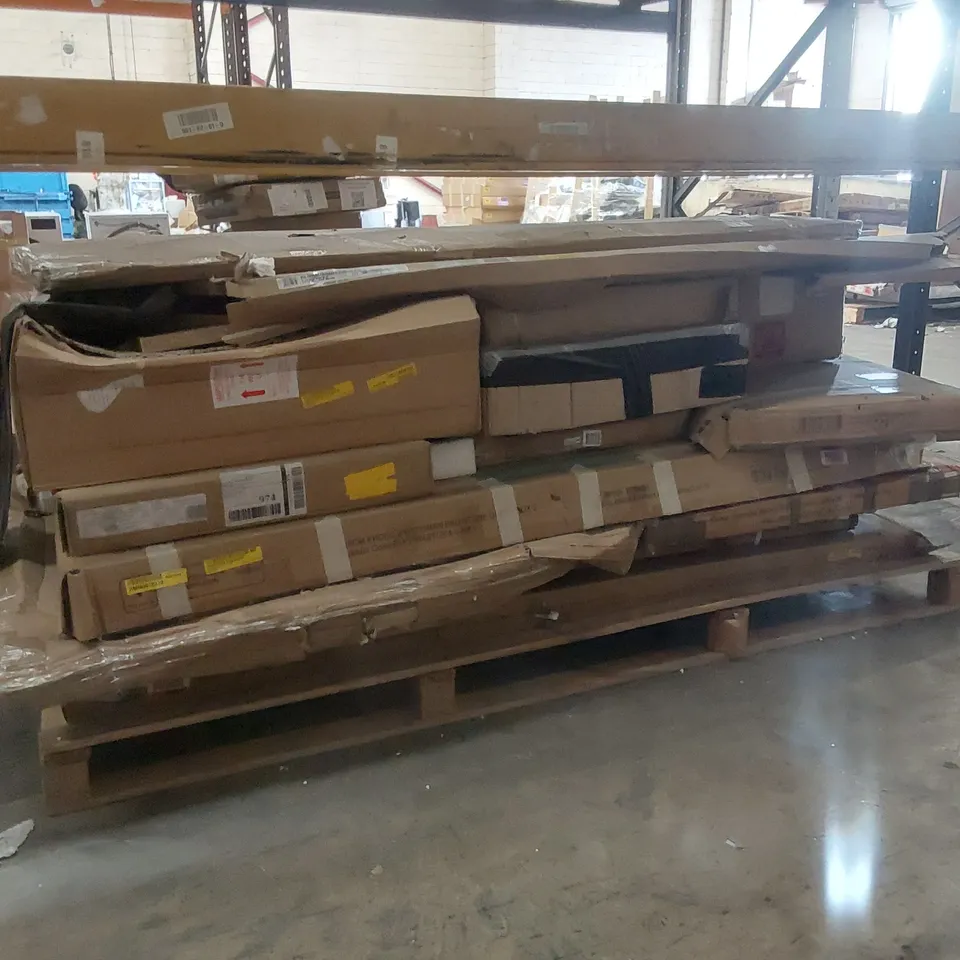 PALLET CONTAINING A LARGE ASSORTMENT OF FURNITURE PARTS ECT