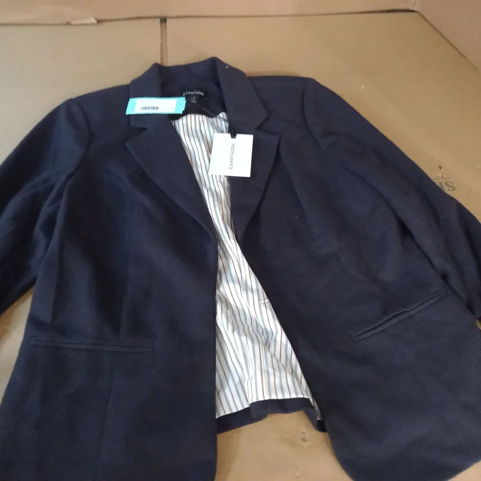 HAWTHORN NATALIE OPEN FRONT ROLL TAB BLAZER - XL