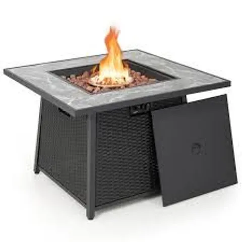 BOXED 35 INCH GAS FIRE PIT TABLE