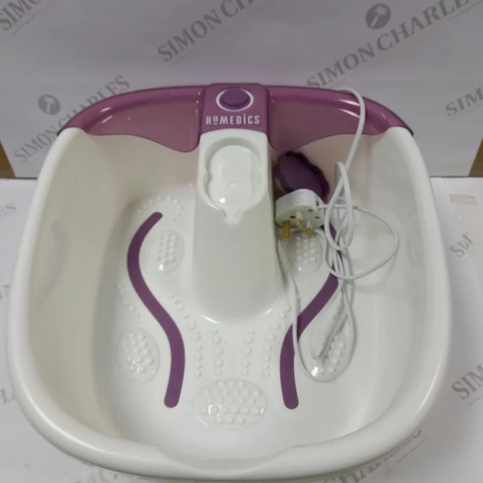 HOMEDICS BUBBLEMATE FOOT SPA AND MASSAGER