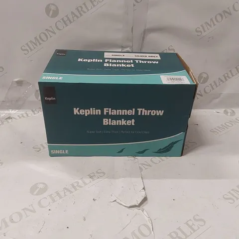 BOXED KEPLIN FLANNEL THROW BLANKET