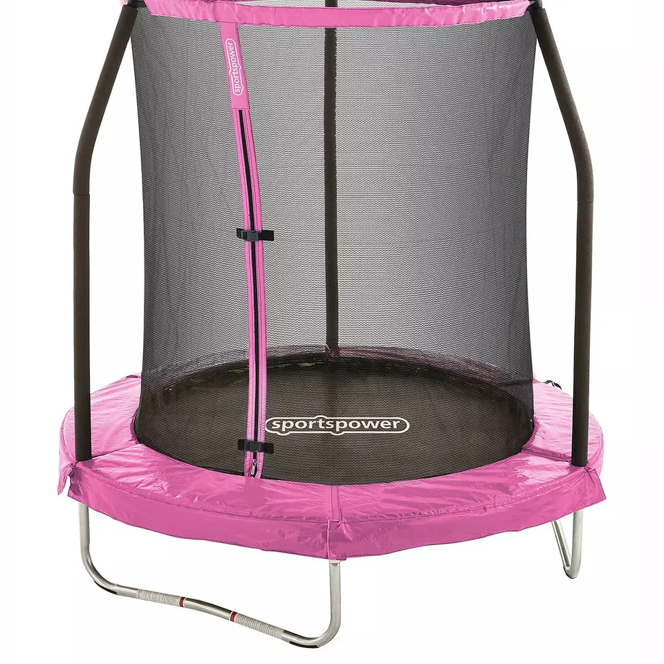 BOXED SPORTSPOWER PINK 6FT EASI-STORE TRAMPOLINE - COLLECTION ONLY