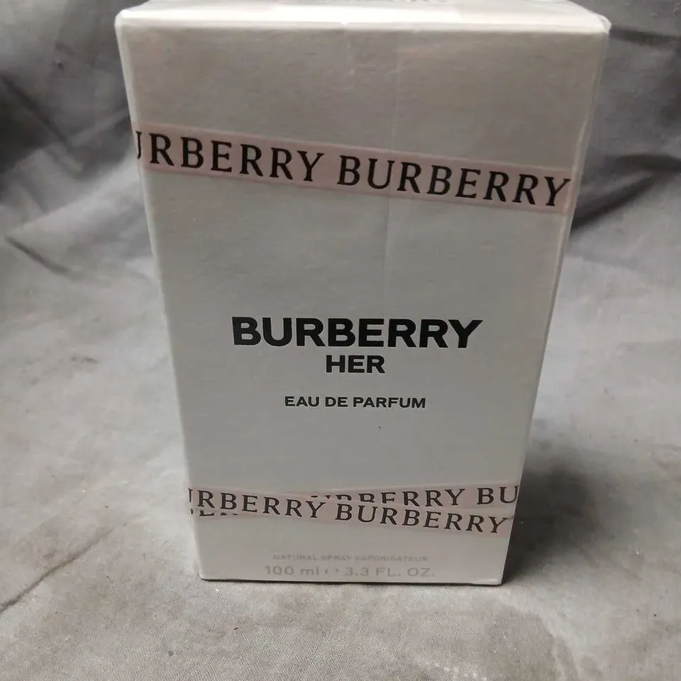 BOXED AND SEALED BURBERRY HER EAU DE PARFUM 100ML