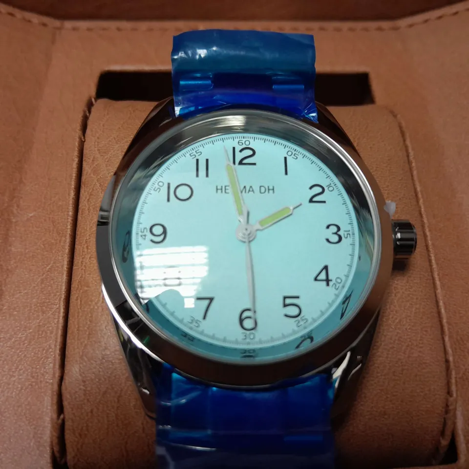 MENS HELMHA DH WATCH –  STAINLESS STEEL STRAP – 3ATM WATER RESISTANT