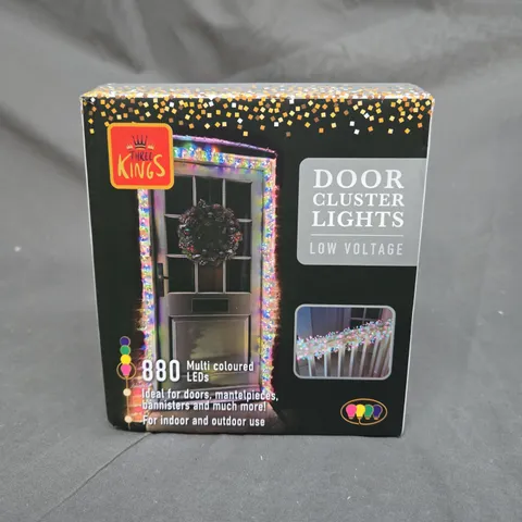 THREE KING DOOR MULTI COLOURED OUTDOOR CHRISTMAS LIGHTS