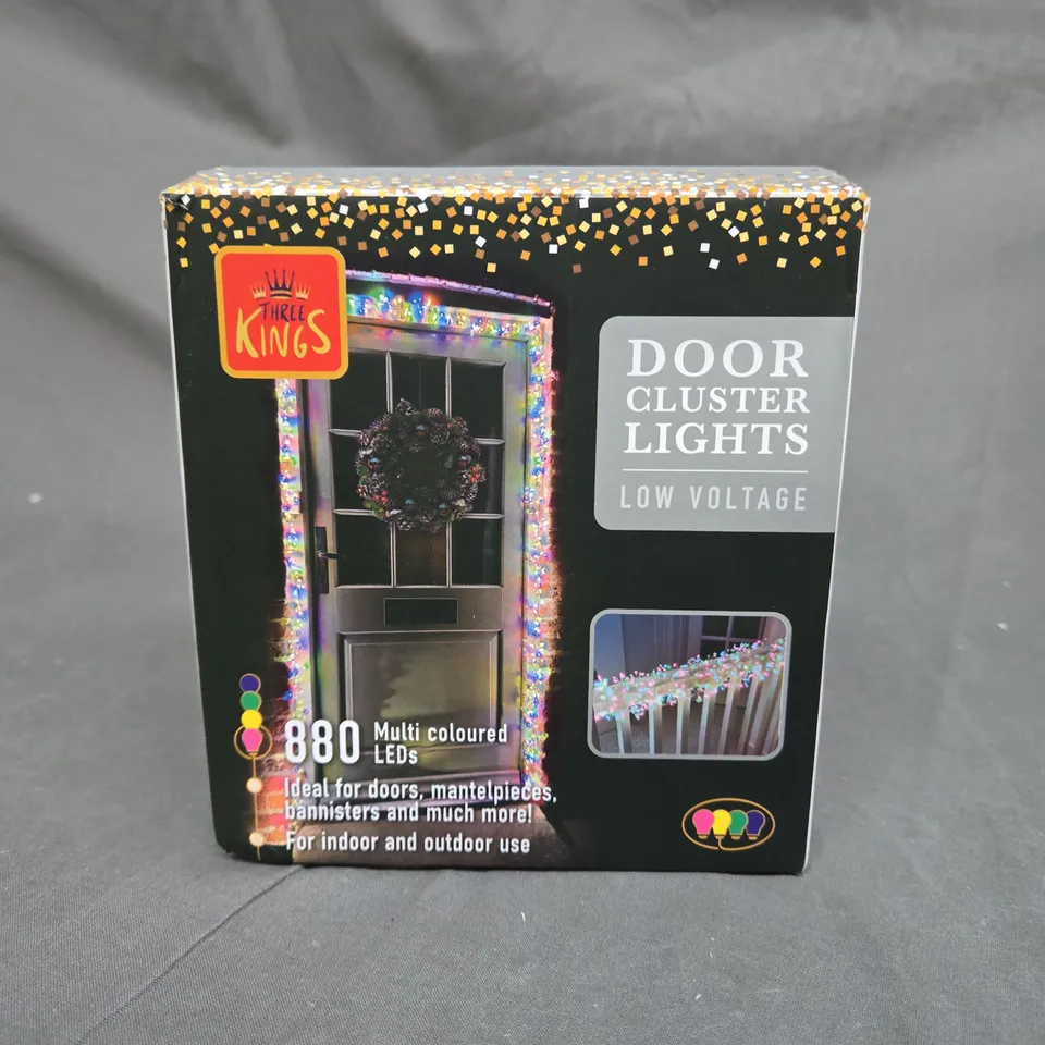 THREE KING DOOR MULTI COLOURED OUTDOOR CHRISTMAS LIGHTS RRP £34.99