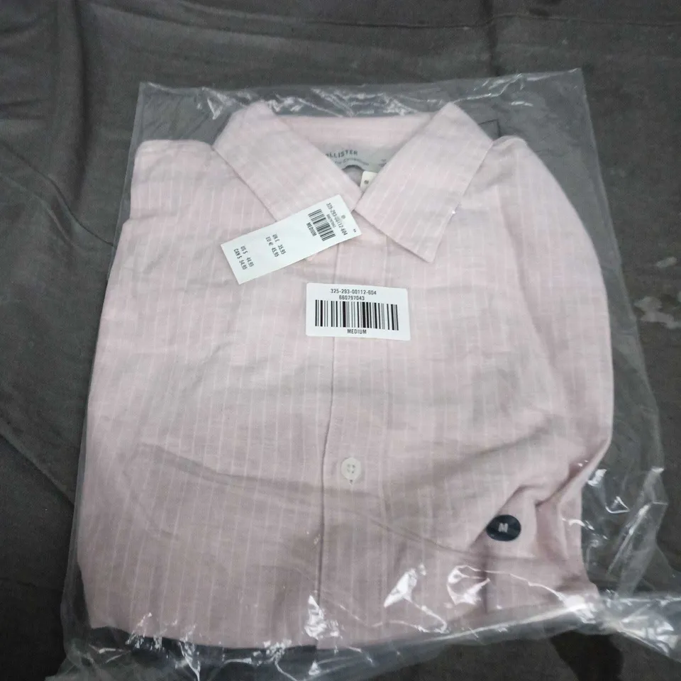 HOLLISTER BLEND COLLECTION SHIRT – PINK, SIZE M 